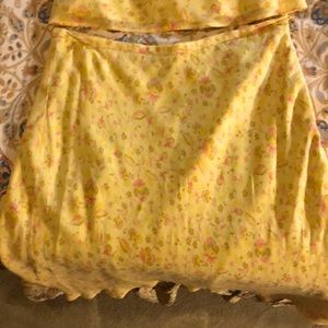 Ann Taylor petites silk blouse,skirt, cardigan